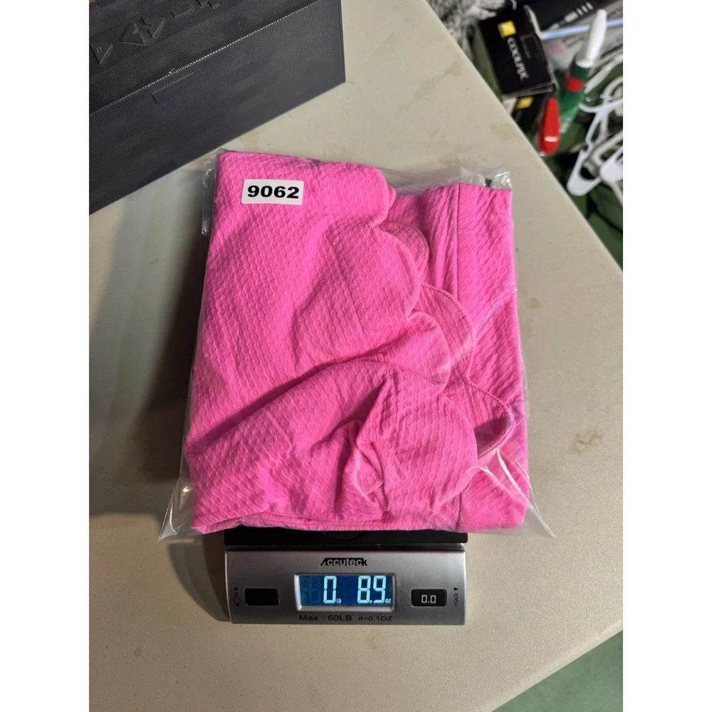 Lilly Pulitzer Shorts Womens 8 34 Hot Pink Buttercup Knit Scalloped 5